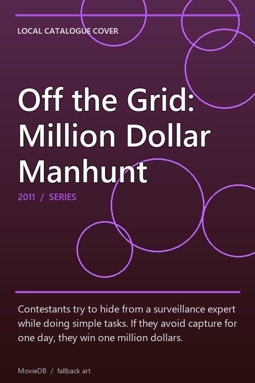 Off the Grid: Million Dollar Manhunt poster
