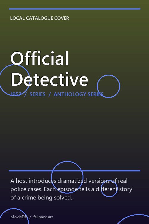 Official Detective poster