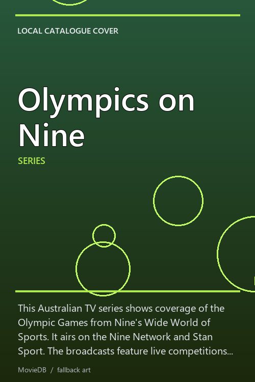 Olympics on Nine poster