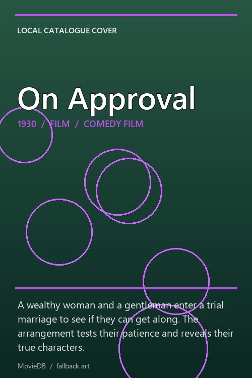 On Approval poster