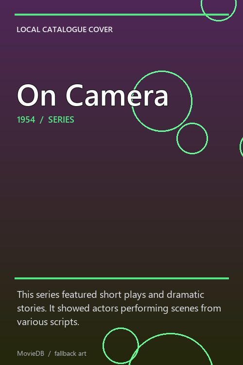 On Camera poster