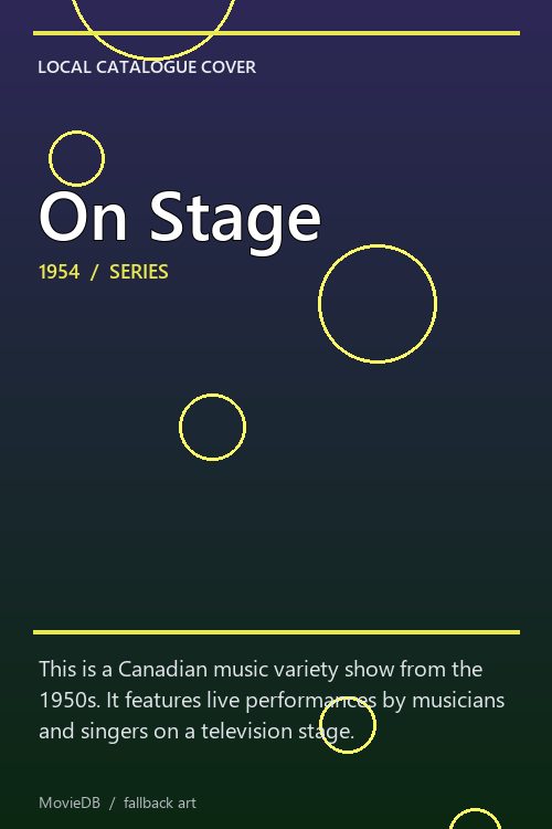 On Stage poster