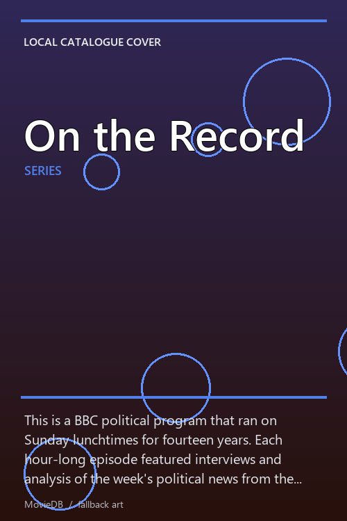 On the Record poster