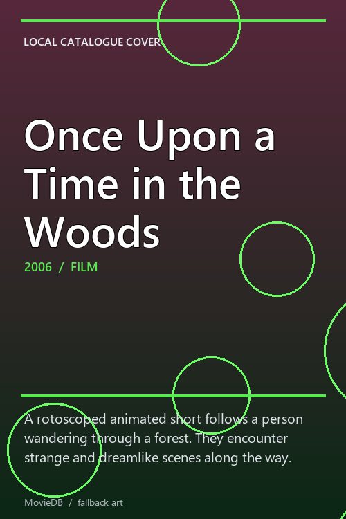 Once Upon a Time in the Woods poster
