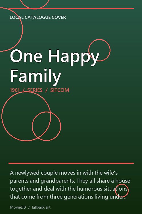 One Happy Family poster