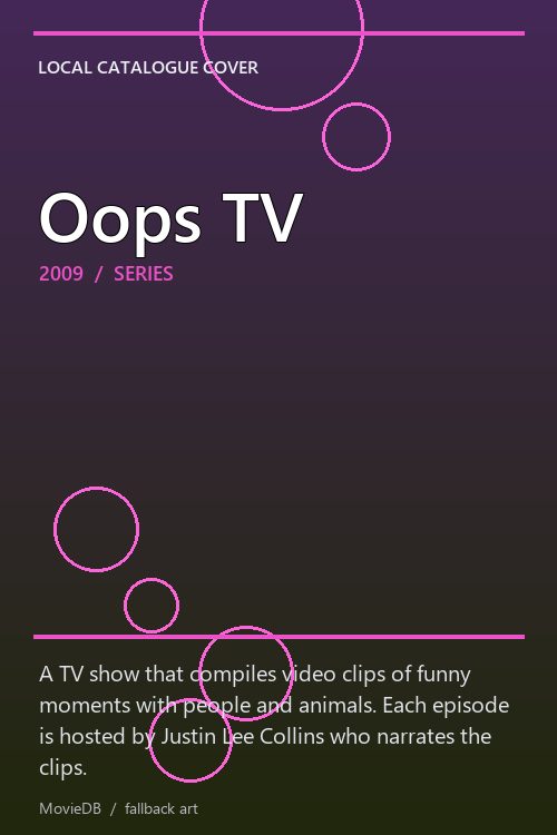 Oops TV poster