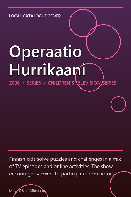 Operaatio Hurrikaani poster
