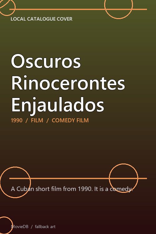 Oscuros Rinocerontes Enjaulados poster