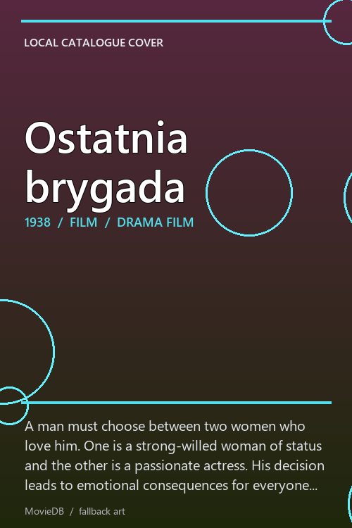 Ostatnia brygada poster