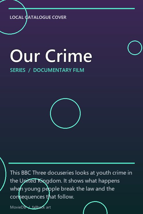 Our Crime poster