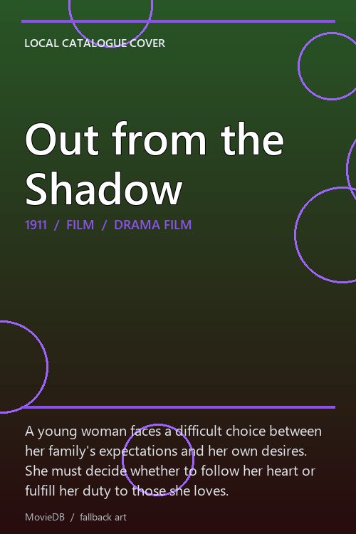 Out from the Shadow poster