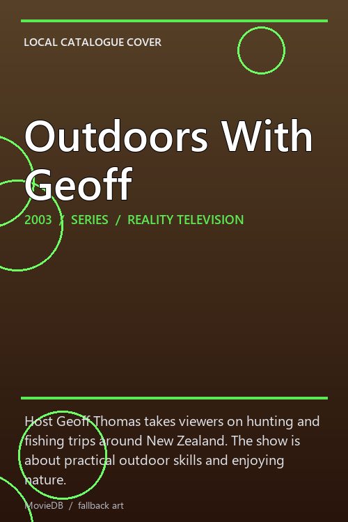 Outdoors With Geoff poster