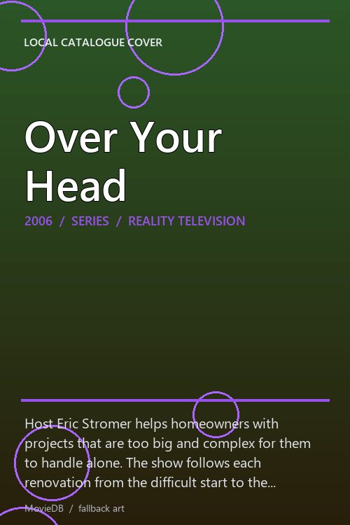 Over Your Head poster