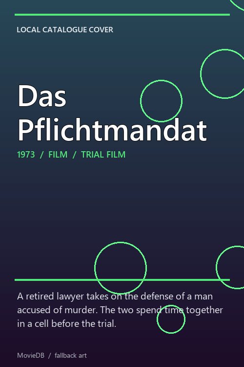 Das Pflichtmandat poster