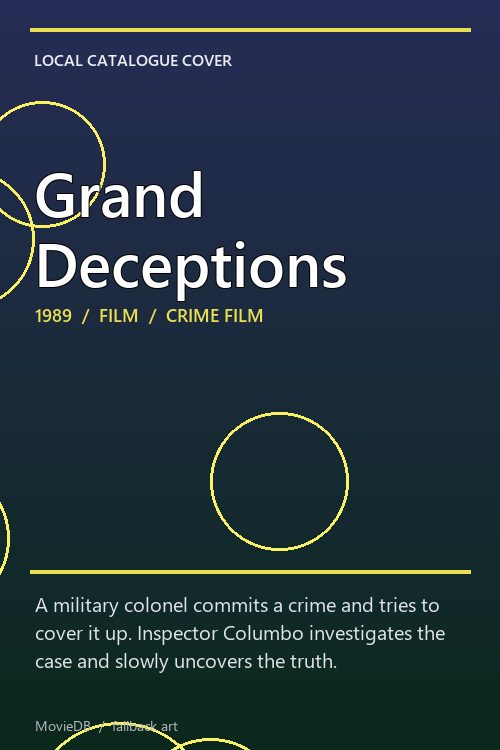 Grand Deceptions poster
