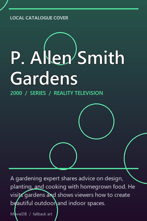 P. Allen Smith Gardens poster