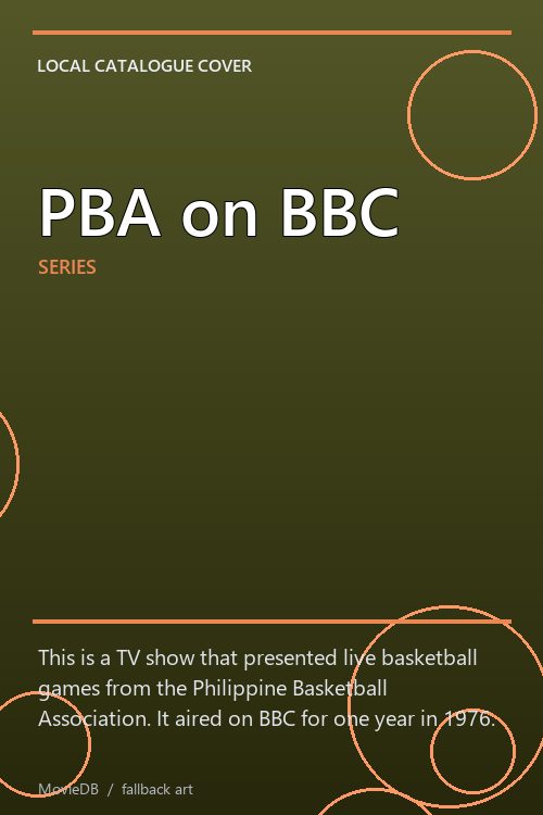PBA on BBC poster