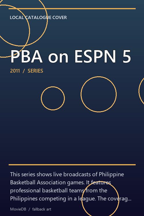 PBA on ESPN 5 poster