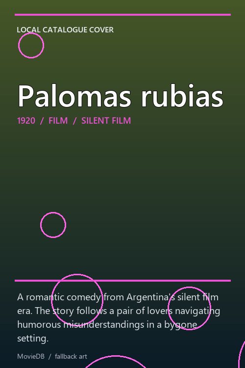 Palomas rubias poster