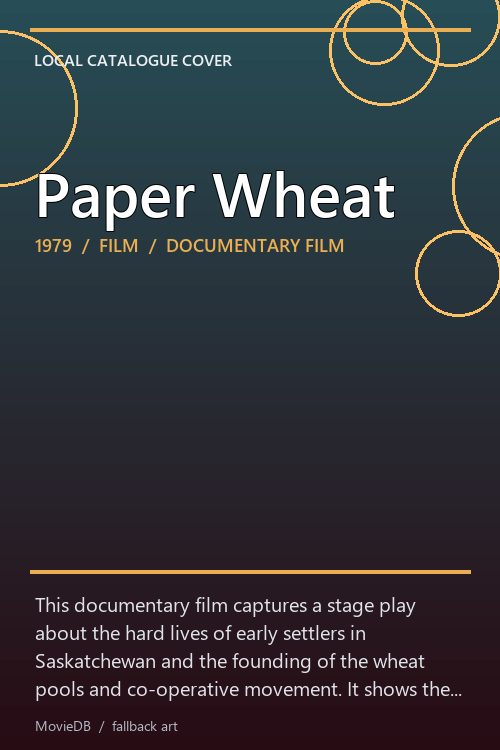 Paper Wheat poster