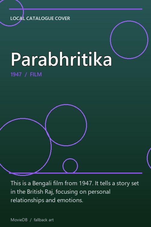 Parabhritika poster