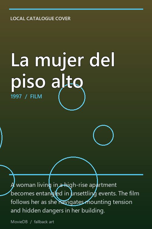 La mujer del piso alto poster
