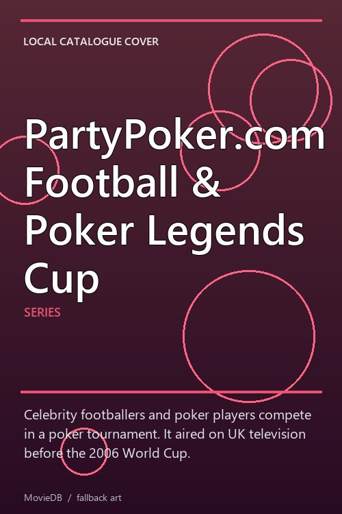 PartyPoker.com Football & Poker Legends Cup poster