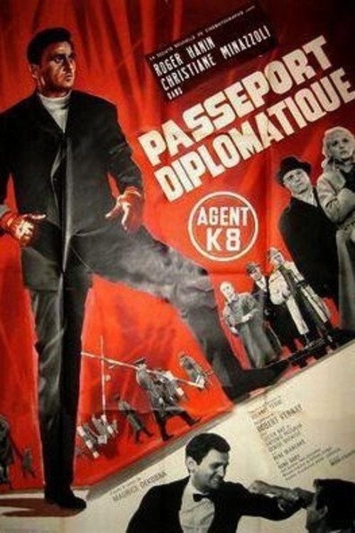 Passeport diplomatique agent K 8 poster