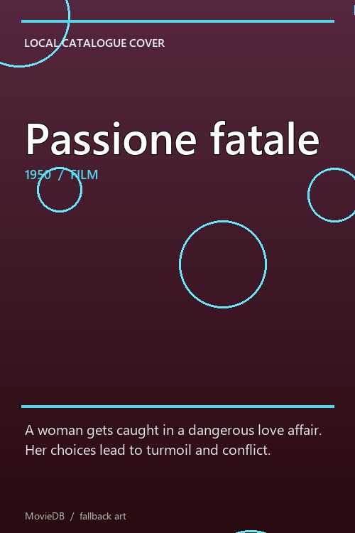 Passione fatale poster