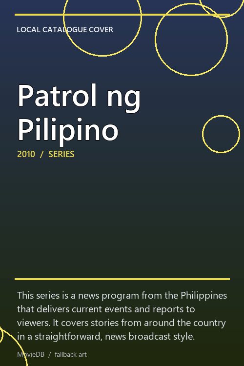 Patrol ng Pilipino poster