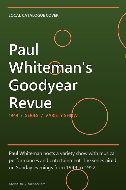 Paul Whiteman's Goodyear Revue poster