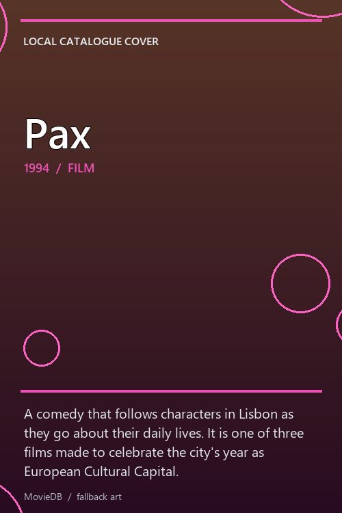Pax poster