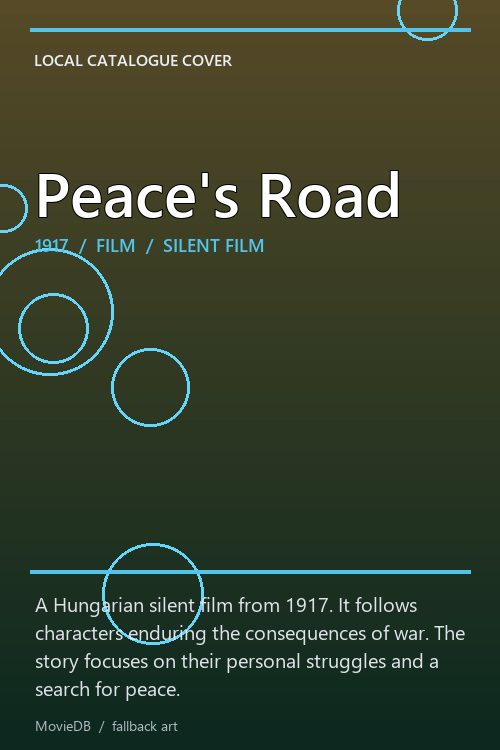Peace's Road poster