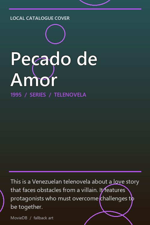 Pecado de Amor poster