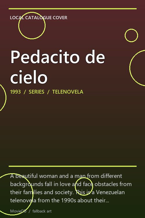 Pedacito de cielo poster