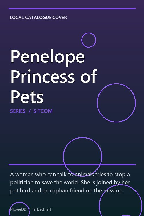 Penelope Princess of Pets poster