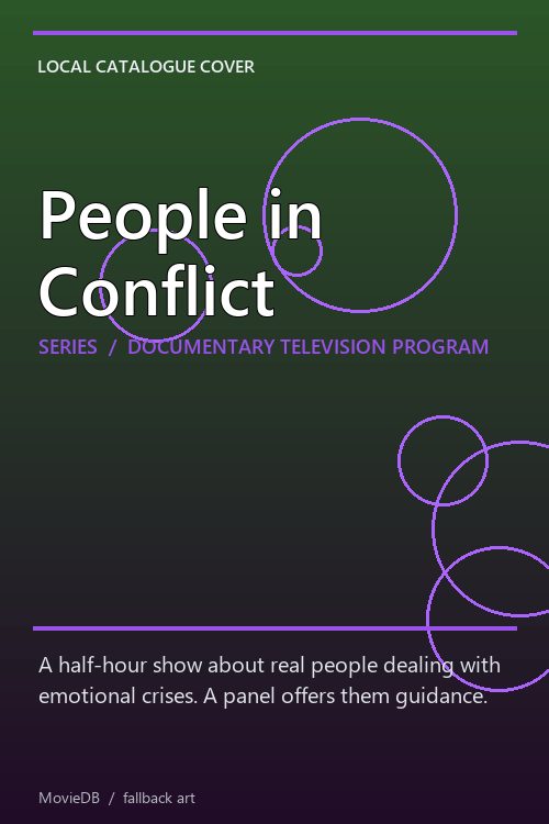 People in Conflict poster