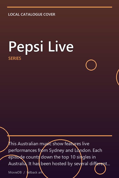 Pepsi Live poster