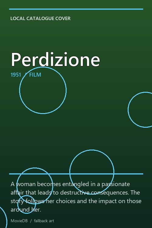 Perdizione poster