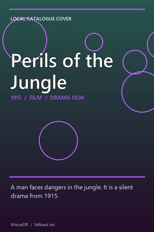Perils of the Jungle poster