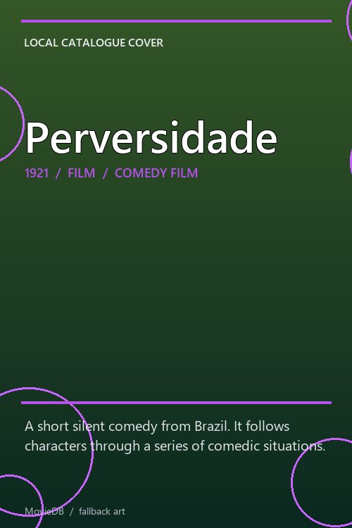 Perversidade poster