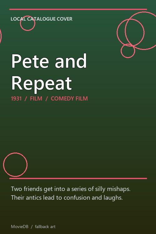 Pete and Repeat poster
