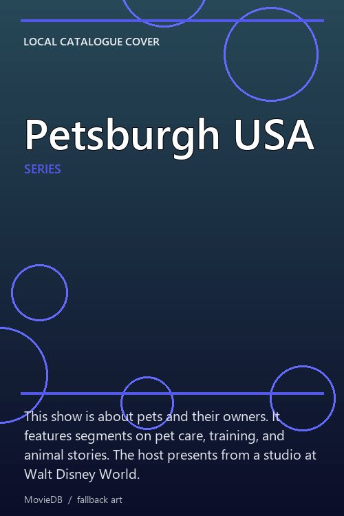 Petsburgh USA poster