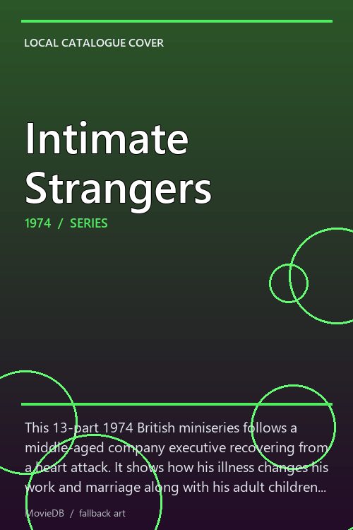 Intimate Strangers poster
