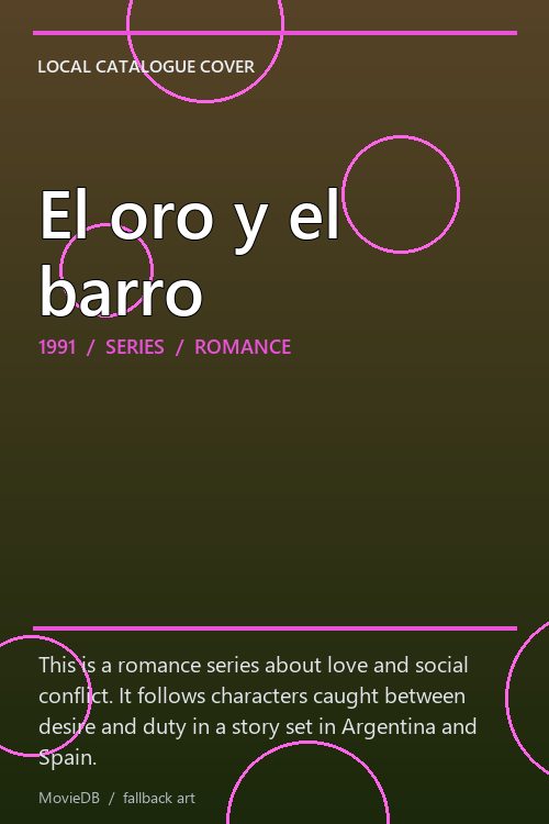 El oro y el barro poster