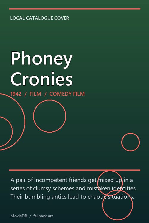 Phoney Cronies poster