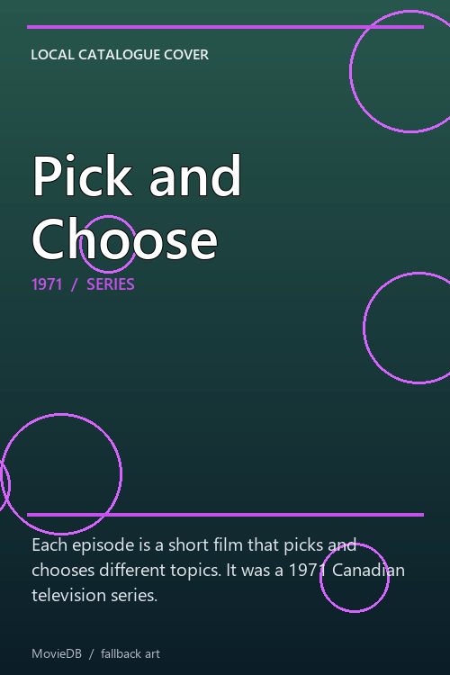 Pick and Choose poster