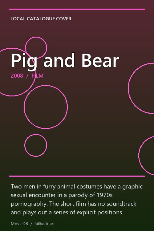 Pig and Bear poster