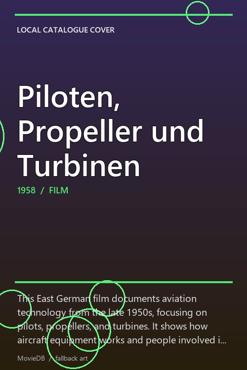Piloten, Propeller und Turbinen poster