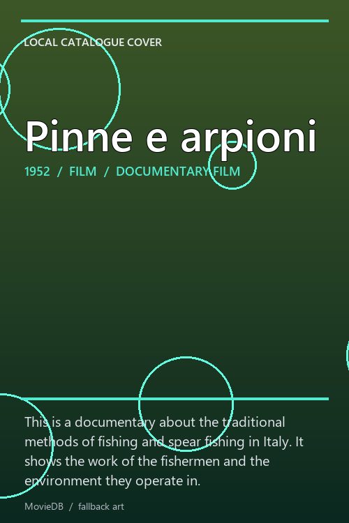 Pinne e arpioni poster
